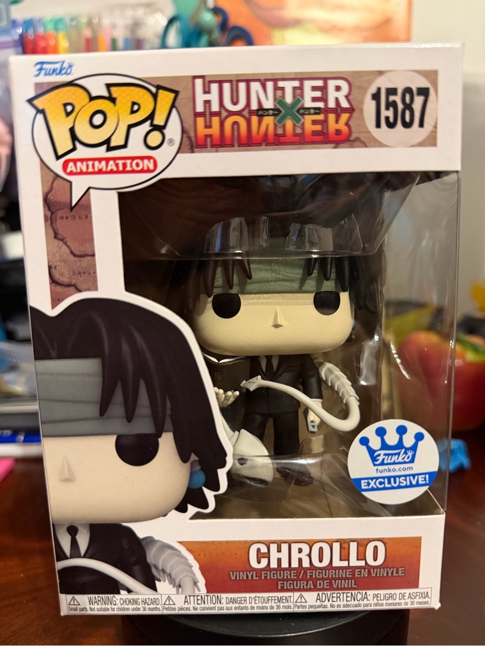 Funko Pop! Hunter X Hunter Animation Chrollo with Fish Figure - #1587 Exclusive